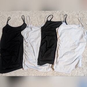 SHEIN Women's Maternity Camisoles - Black and Gray